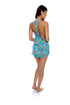 Luli Fama Ocean Breeze T Back Mini Dress